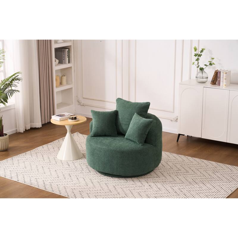 Single Seat Full Sponge Compression Swivel Chair Single Sofa