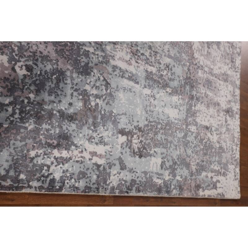 Abstract / Modern Area Rug Handmade Wool Carpet - 5'11"x 8'11"