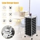 preview thumbnail 3 of 9, 10-Drawer Rolling Cart Utility Organizer with Wheels
