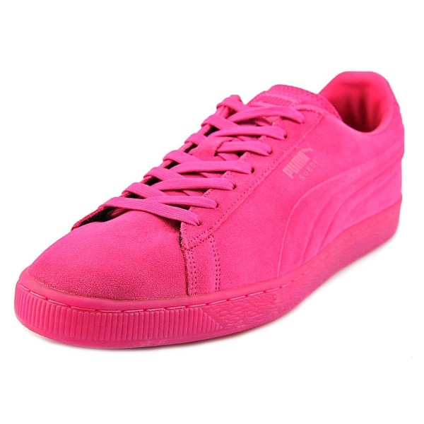 mens pink suede pumas