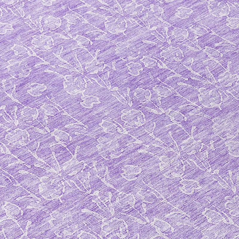 Machine Washable Indoor/ Outdoor Chantille Modern Floral Impressions Rug