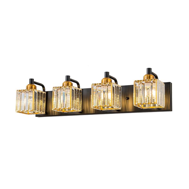Modern 3/4/5-lights Crystal Bathroom Light Fixtures