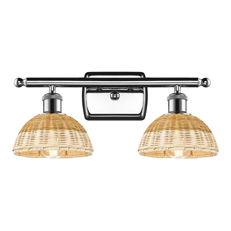 Innovations Lighting 516-2W-8-18 Bristol Natural II Vanity Bristol - Polished Chrome / Natural