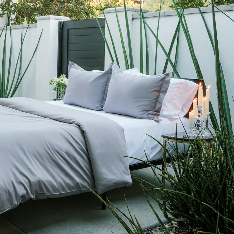 Jennifer Adams 400TC Long-Staple Cotton Sateen 3pc. Duvet Cover and Sham Set