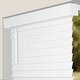 preview thumbnail 2 of 3, Calyx Interiors White Cordless 2-Inch Faux Wood Room Darkening Window Blind with Classic Valance