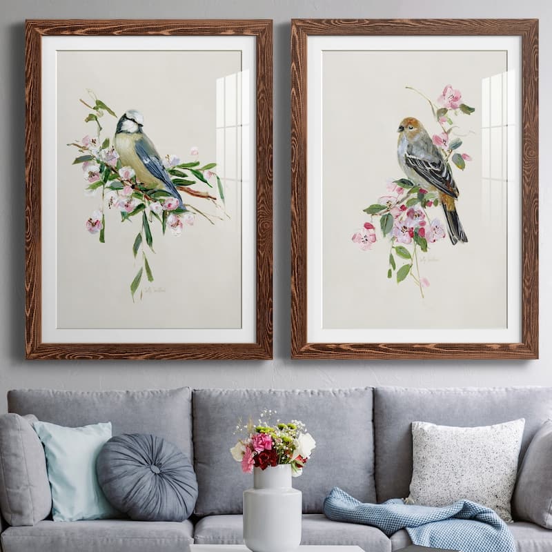 Spring Song Blue Bird-Premium Framed Print - Ready to Hang