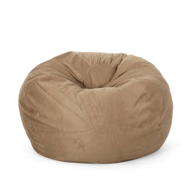 Madison Faux Suede 5-foot Beanbag Chair by Christopher Knight Home