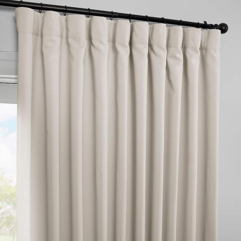 Exclusive Fabrics Extra Wide 96-Inch Room Darkening Curtain (1 Panel)