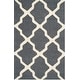 preview thumbnail 95 of 130, SAFAVIEH Handmade Cambridge Luisa Moroccan Trellis Wool Rug 2' x 3' - Dark Grey/Ivory