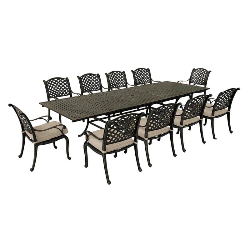 South Ponto 11-piece Aluminum Dining Set by Havenside Home