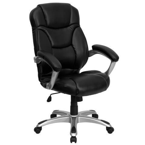 High Back Contemporary Executive Swivel Ergonomic Office Chair with Arms