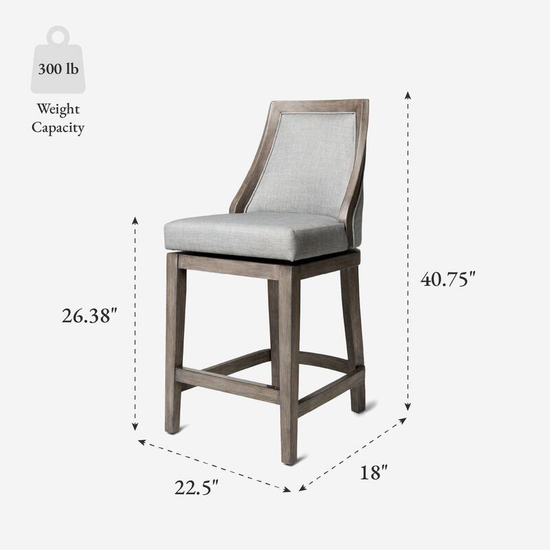 Maven Lane Vienna Swivel Kitchen Stool