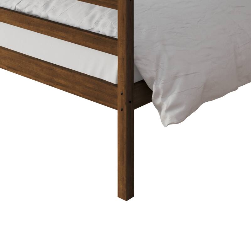 CraftPorch Contemporary Twin Over Twin Bunk Bed