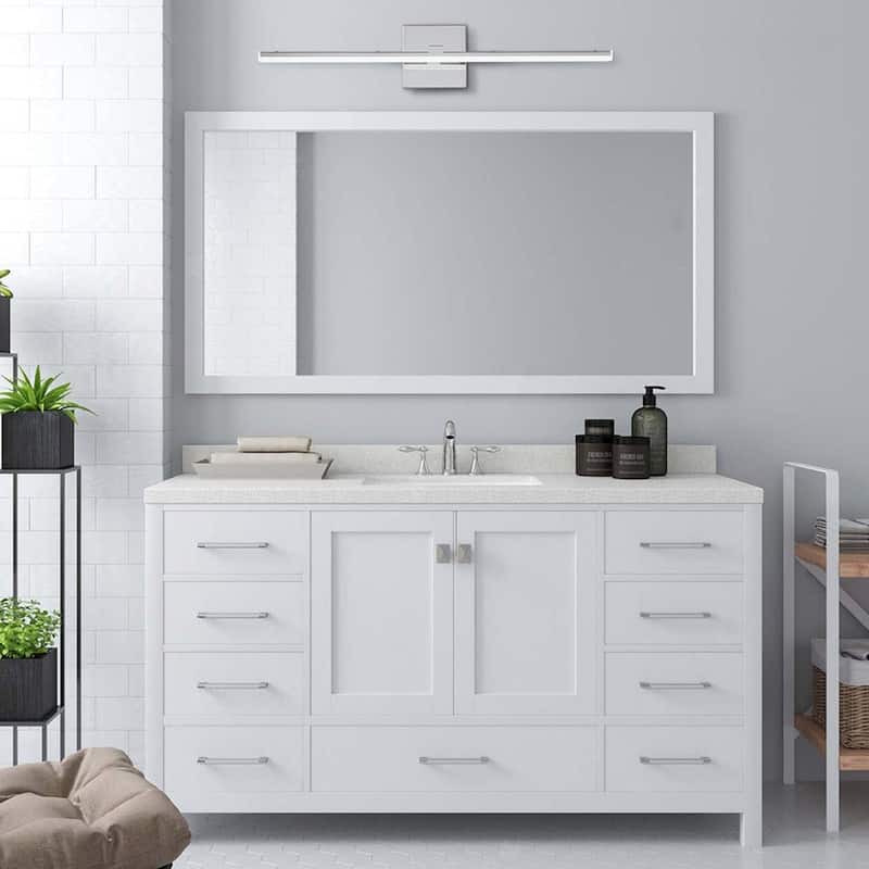 Minimalist Modern Dimmable LED Linear Vanity Light - 24.0 in