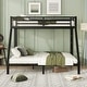 preview thumbnail 2 of 9, Twin XL Over Queen Bunk Bed, Noise Reduction