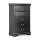 preview thumbnail 32 of 67, Furniture of America Mayday Modern Solid Wood 3-Piece Sleigh Bedroom Set