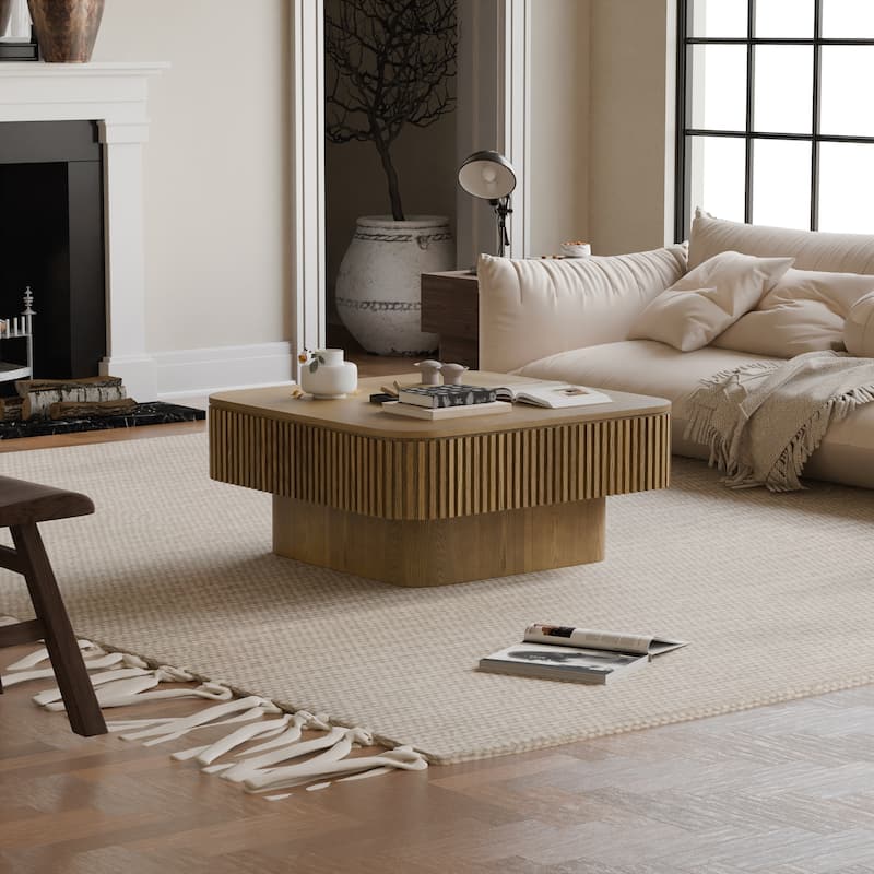 31.5'' Square Coffee Table with Storage