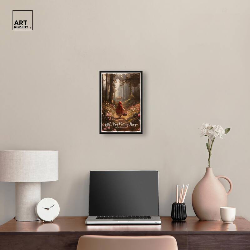 Classic Red Riding Hood Canvas by Art Remedy