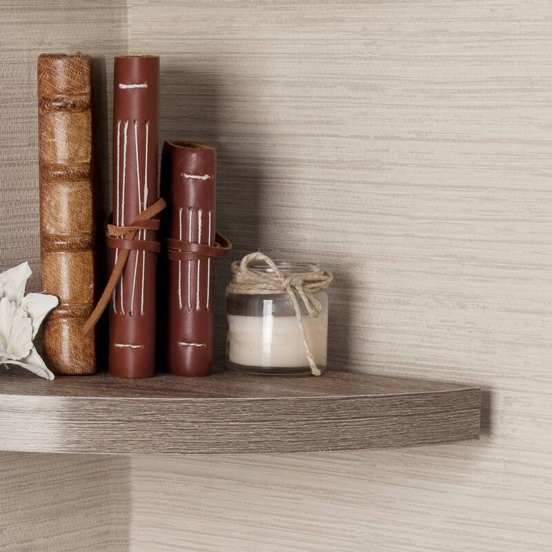 Corner Radial Shelves (Set of 2)