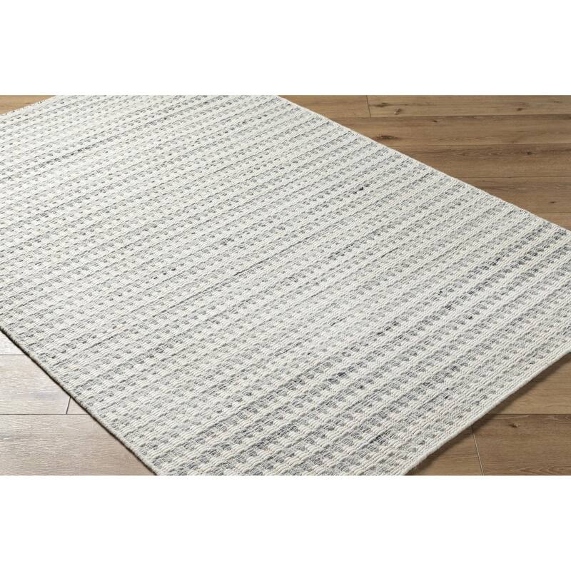 Livabliss Mardin Transitional Striped Wool Area Rug