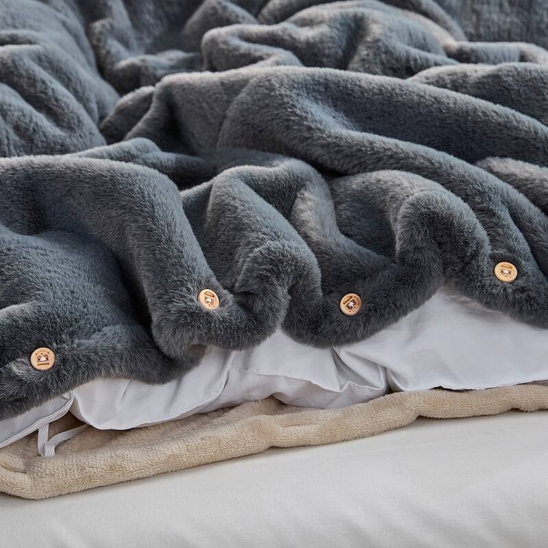 Plumpy Pudgy Portly Chunky Bunny - Coma Inducer® Comforter with Cover - Poppy Seed Birch