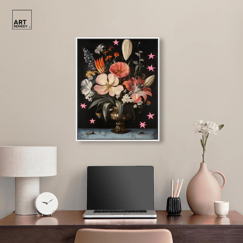TANY's Floral Universe I Canvas by Art Remedy