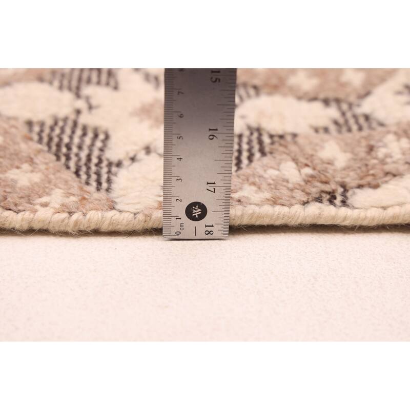 ECARPETGALLERY Hand-knotted Tangier Tan Wool Rug - 8'4 x 10'2