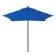 preview thumbnail 1 of 8, North Bend 9' Rd Faux Wood Steel Patio Umbrella, Push Open Pin Stop by Havenside Home Pacific Blue