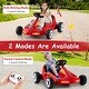 preview thumbnail 13 of 22, Remote Control Kids Go Kart with Music and LED Lights - 33" x 27.5" x 18"