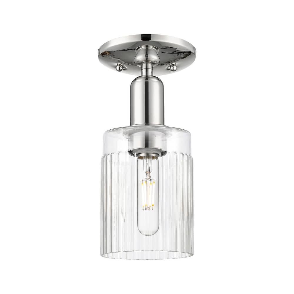 Innovations Lighting 716-1C-11-5 Hadley Semi-Flush Hadley 5" Wide