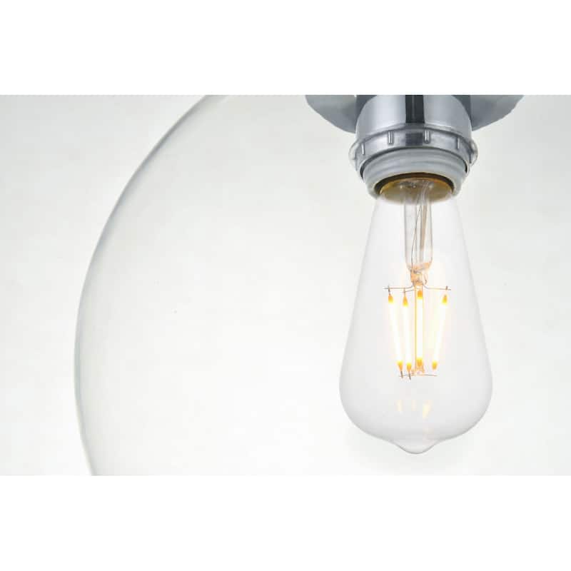Elegant Lighting Baxter 3 Light 20" Wide Multi Light Pendant with
