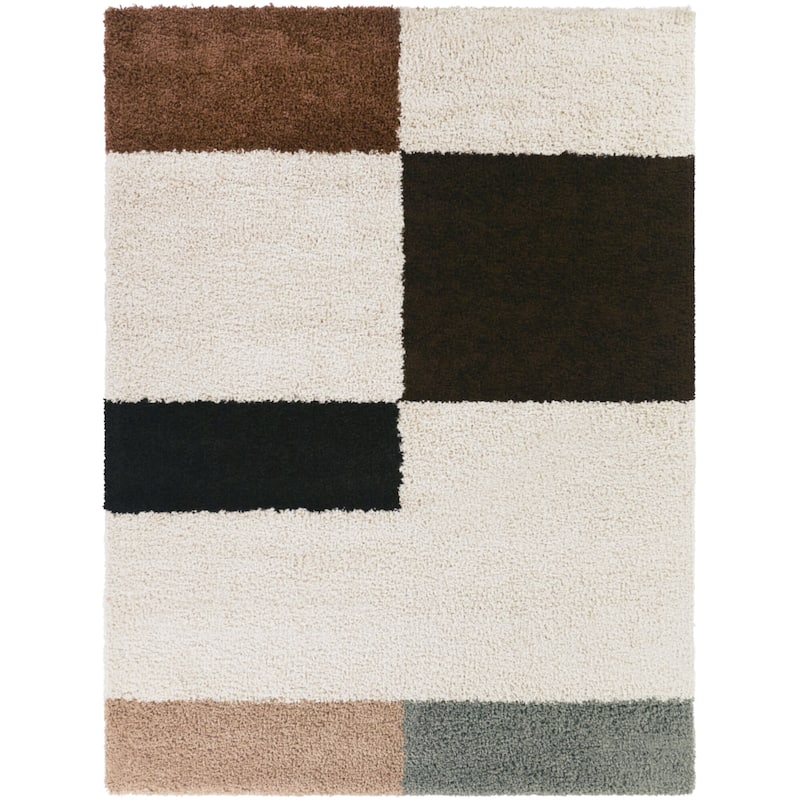 Daniel Modern Color Block Area Rug