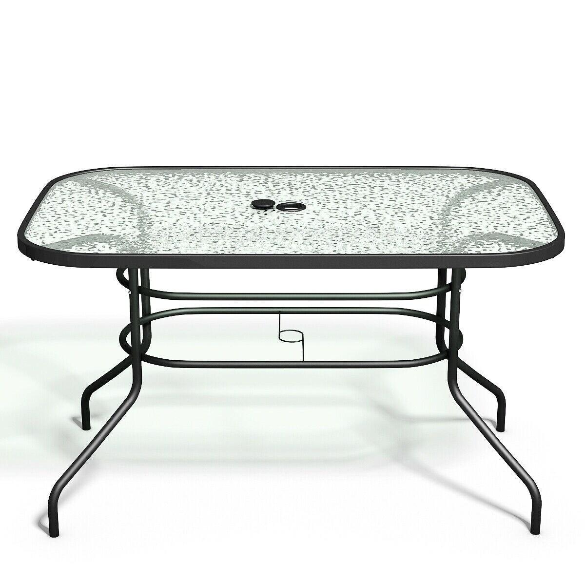 Shop 8 Pcs Outdoor Patio Square Folding Furniture Set With Umbrella Overstock 30647370