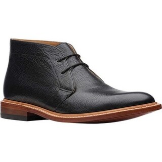 Shop Bostonian Men S No16 Soft Chukka Boot Black Full Grain