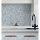 preview thumbnail 15 of 22, Luxe Haven Marbled Tile Peel and Stick Wallpaper