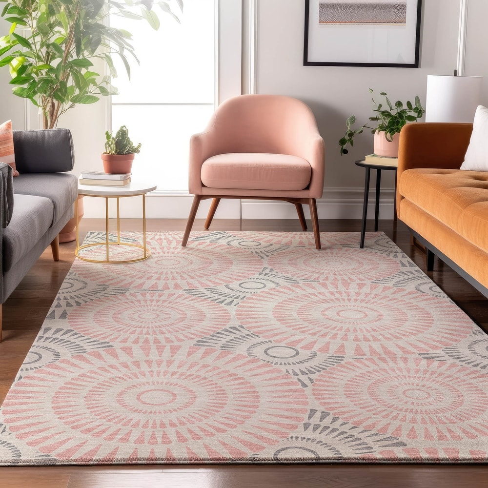 Premium Washable Super Soft Casual Geo Mayfield Rug