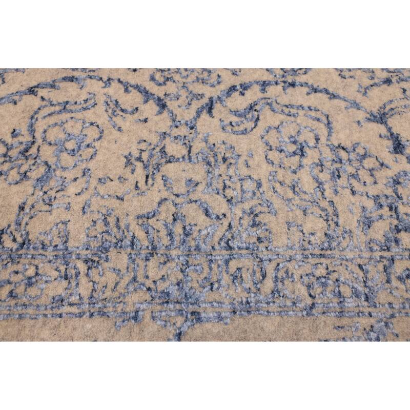 ECARPETGALLERY Hand Loomed Elysian Light Khaki Rug - 8'0 x 9'11