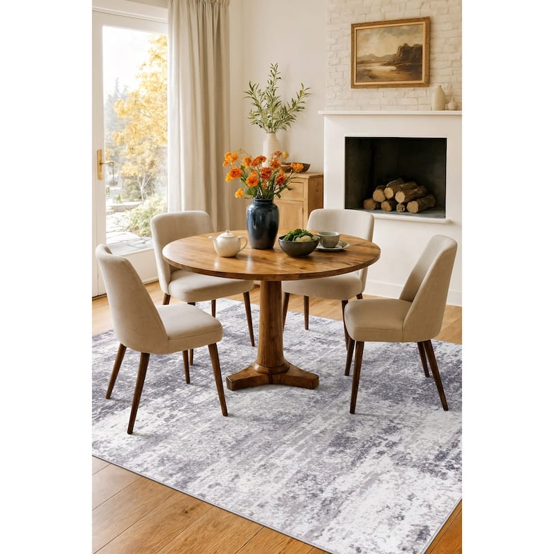 World Rug Gallery Distressed Abstract Area Rug