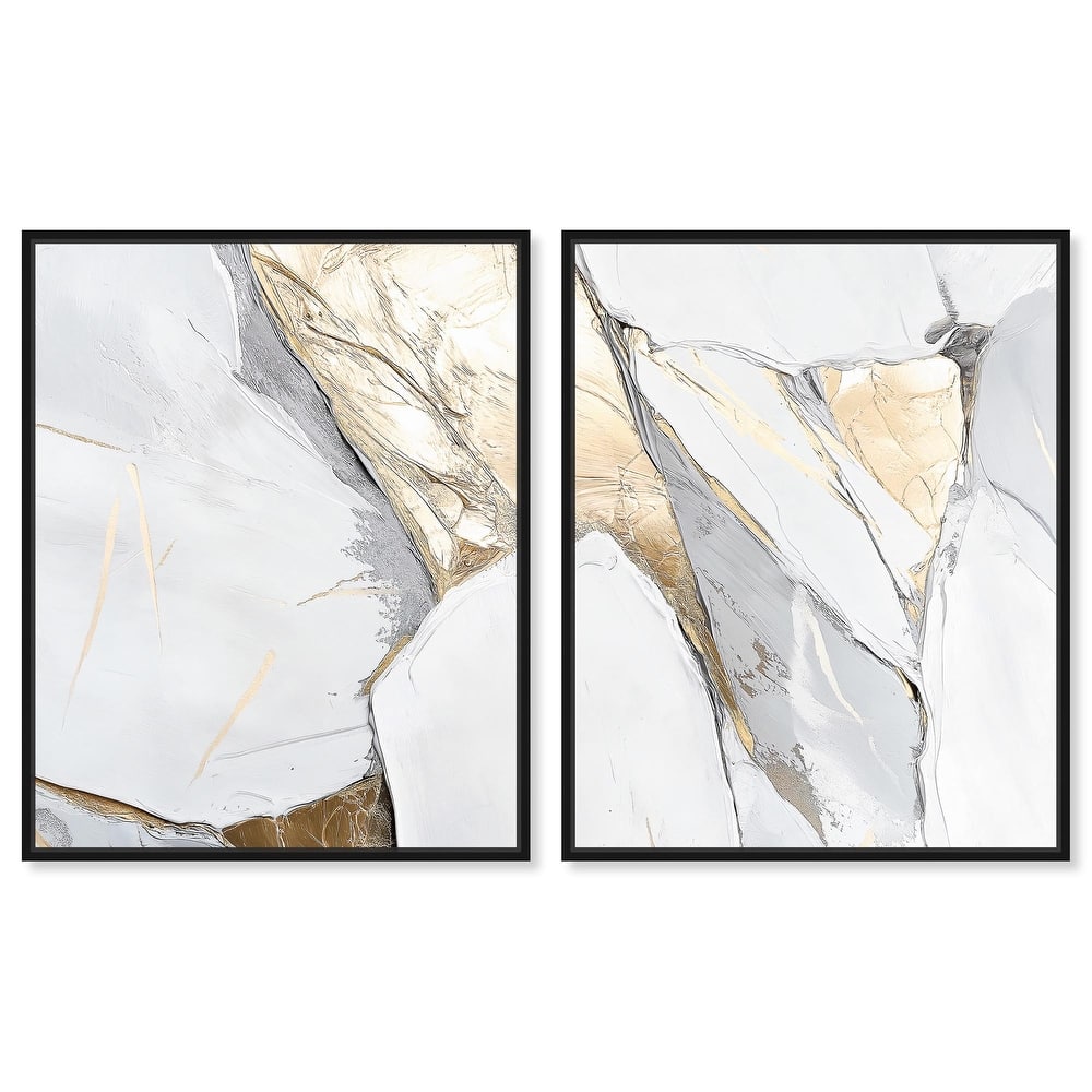 Cracks of Creation III Canvas Set of 2 by Art Remedy