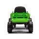 preview thumbnail 32 of 70, Electric Ride-On Tractor with Trailer for Kids, Dual Motors - Christmas Gift