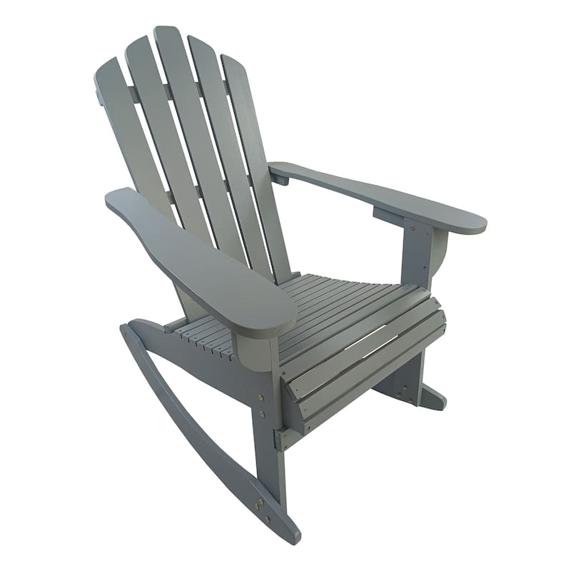 Reclining Wooden Outdoor Rocking Adirondack chair for Outdoor Patio,Garden Yard,porch,backyard