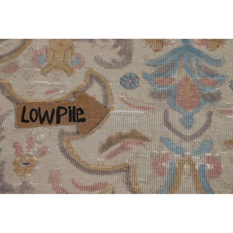 Floral Tabriz Persian Rug Hand-Knotted Traditional Wool Carpet - 7'0"x 10'8"