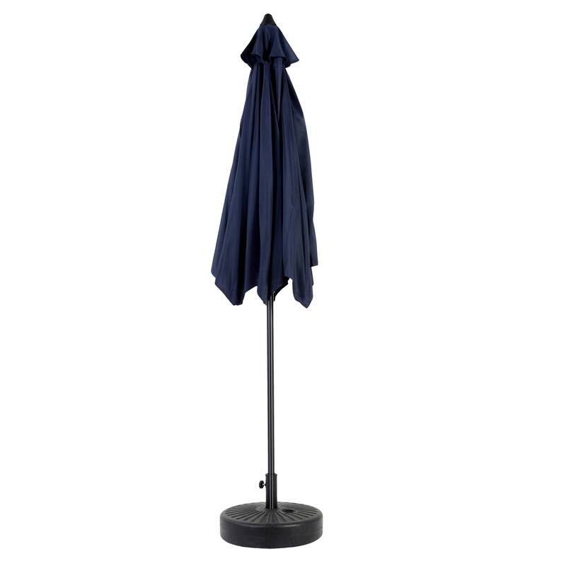 104" Patio Umbrella with Push Button Tilt,6 Ribs and Crank (No Base)