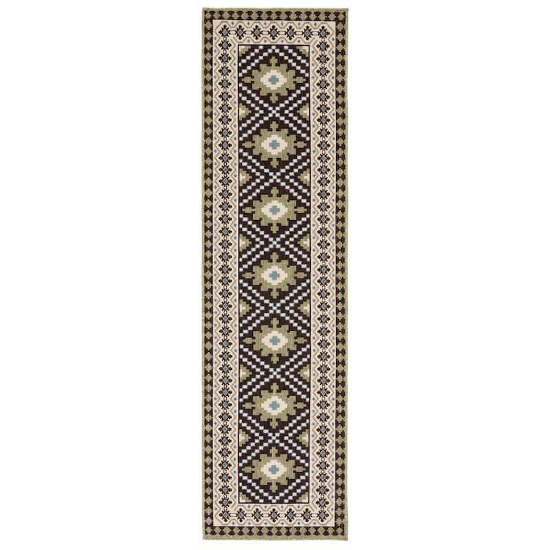 SAFAVIEH Veranda Eyvor Indoor/ Outdoor Waterproof Patio Backyard Rug