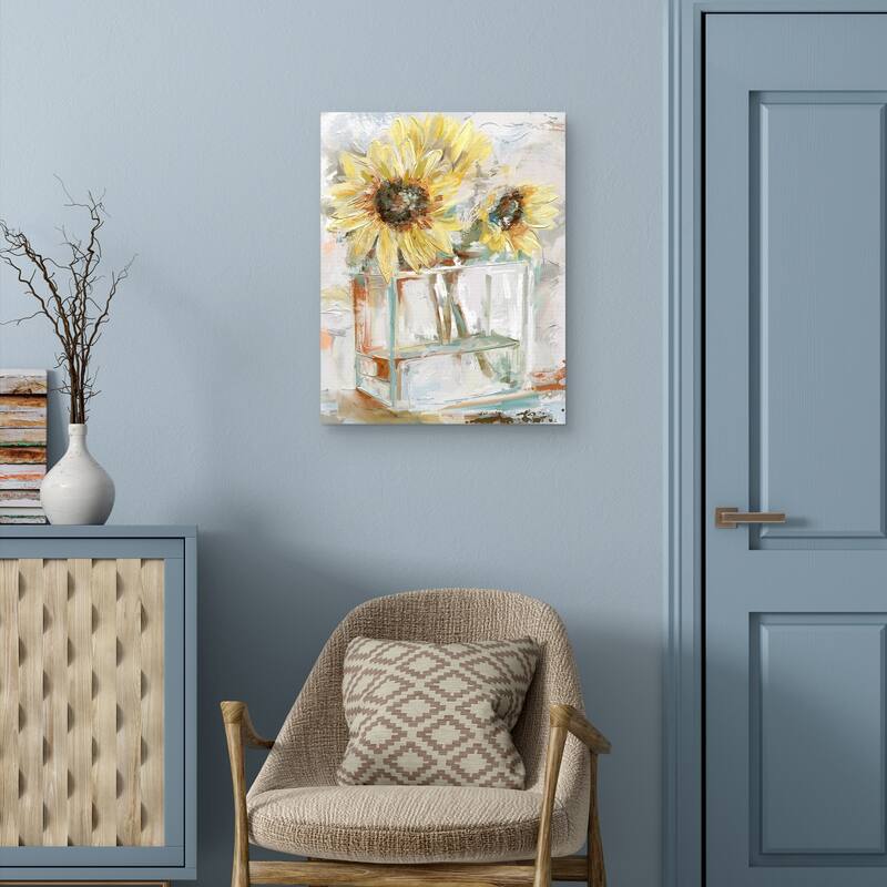 Tournesols by Studio Arts Canvas Art Print
