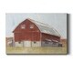preview thumbnail 1 of 5, Rustic Red Barn II Premium Gallery Wrapped Canvas - Ready to Hang 12X18