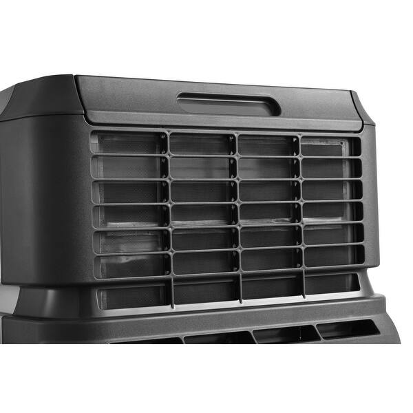 Shop Koldfront Paci12020hsv Small Room 12 000 Btu 115v Portable Air Conditioner With 10 000 Btu Heater And Invisimist Drain Silver Overstock 28738747