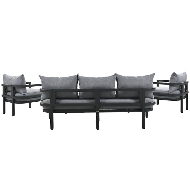 Multi-person Outdoor Steel Sofa Set