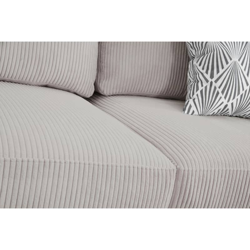 9PCS Corduroy Flexible Combination Sectional Sofa Couch