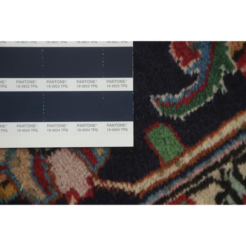 Hand Knotted Oriental 100% Wool Carpet Traditional Floral Oranges & Rust Tabriz Area Rug - 12' 11'' X 9' 8''
